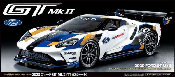 Tamiya 58689 RC Kit: 1/10 4WD 2020 Ford GT Mk II (TT-02) - Hobby City NZ