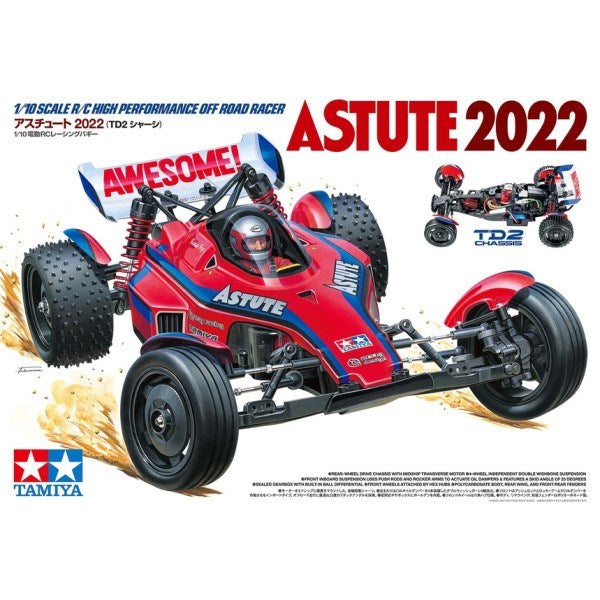 Tamiya 58697 RC Kit: 1/10 2WD Astute 2022 (TD2)