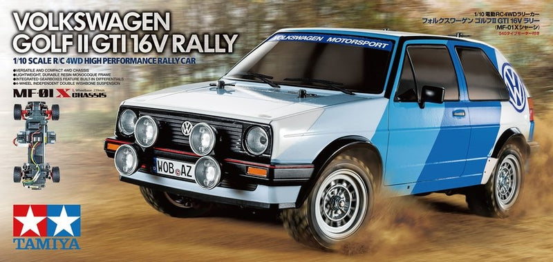 Tamiya 58714 1/10 VWGolf II GTI 16V Rally MF-01X