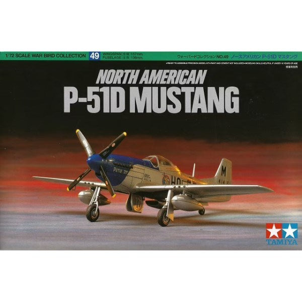 Tamiya 60749 1/72 North American P-51D Mustang