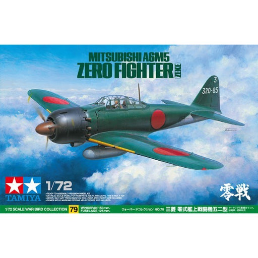 Tamiya 60779 1/72 Mitsubishi A6M5 Zero Fighter (Zeke) (7577771245805)
