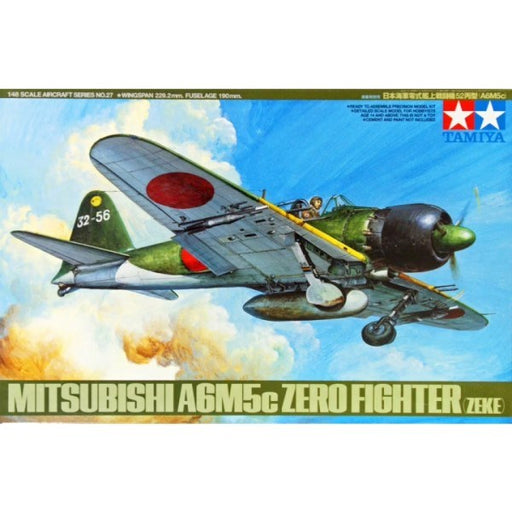 Tamiya 61027 1/48 Mitsubishi A6M5c Zero Fighter (Zeke) (8324813521133)