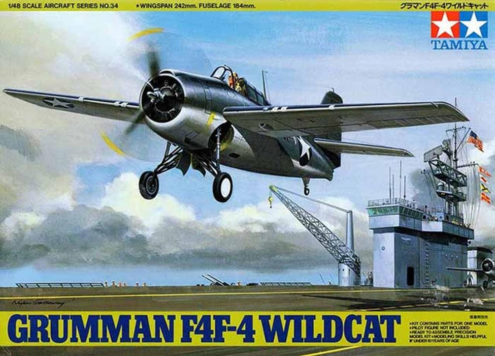 Tamiya 61034 1/48 Grumman F4F-4 Wildcat (8278123086061)