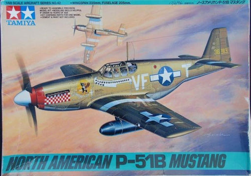 Tamiya 61042 1/48 N.American P-51B Mustang (8324639850733)