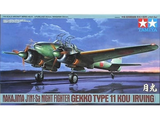 Tamiya 61093 1/48 Nakajima J1N1-Sa Night Fighter Gekko Type 11 Kou (Irving) - Hobby City NZ (7584446447853)