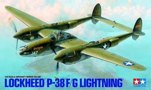 Tamiya 61120 1/48 Lockheed P-38F/G Lightning (8278184362221)