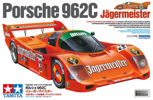 Tamiya 24372 1/24 PORSCHE 962C JAGERMEISTER (9070143471853)
