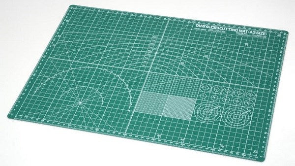 Tamiya 74076 Cutting Mat - A3 Size (Green)