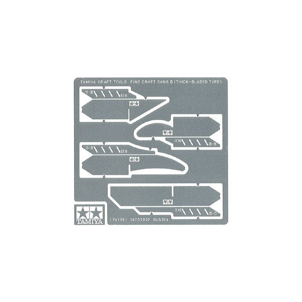 Tamiya 74105 Fine Craft Saws III (Thick-Bladed Type)