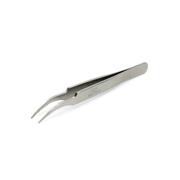 Tamiya 74108 HG Angled Tweezers (Round Tip)