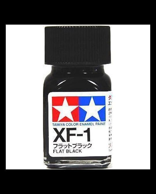 Tamiya 80301 XF-1 Enamel Flat Black 10ml