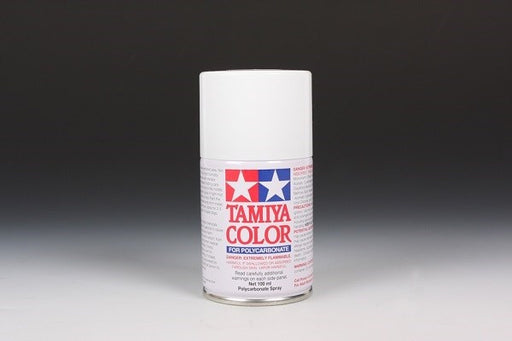 Tamiya 86001 PS-1 White Polycarbonate Spray 100ml (7540574388461)