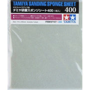 Tamiya 87147 Sanding Sponge Sheet - 400 Grit (1 Sheet) - Hobby City NZ