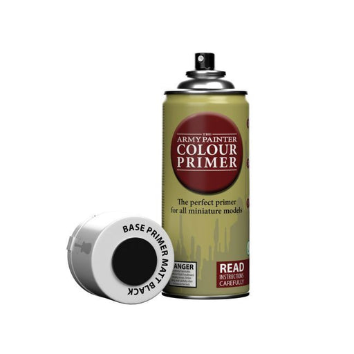 Army Painter CP3001 Base Primer - Matt Black - 400ml Spray Paint - Hobby City NZ (8964632183021)