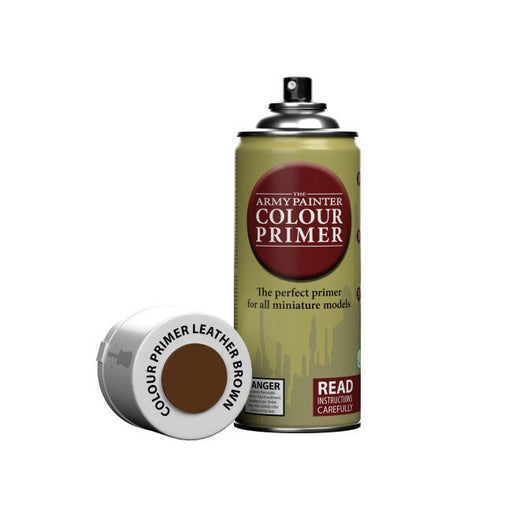 Army Painter CP3004 Colour Primer - Leather Brown - 400ml Spray Paint - Hobby City NZ (8964632281325)