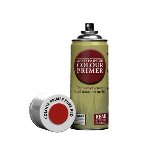 Army Painter CP3006 Colour Primer - Pure Red - 400ml Spray Paint - Hobby City NZ (8964632346861)