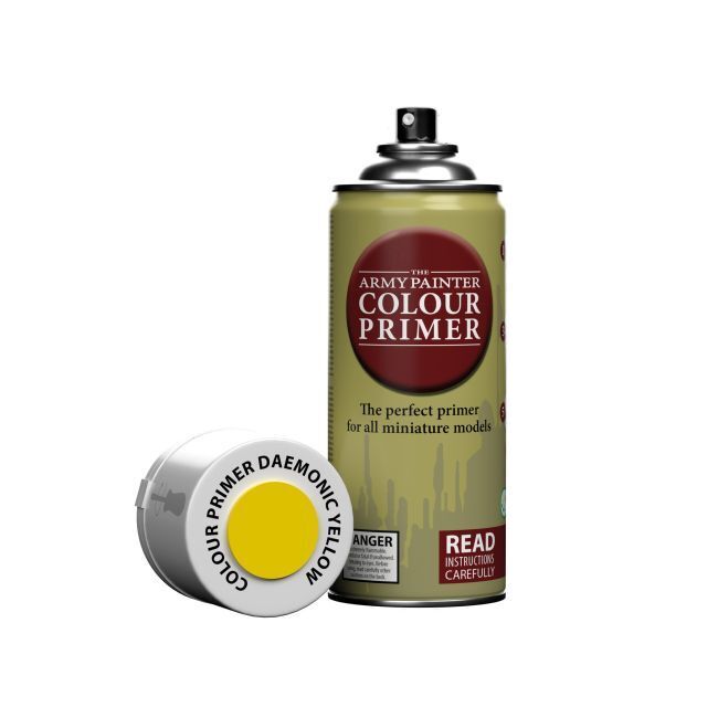 Army Painter CP3015 Colour Primer - Daemonic Yellow - 400ml Spray Paint - Hobby City NZ (8964632674541)