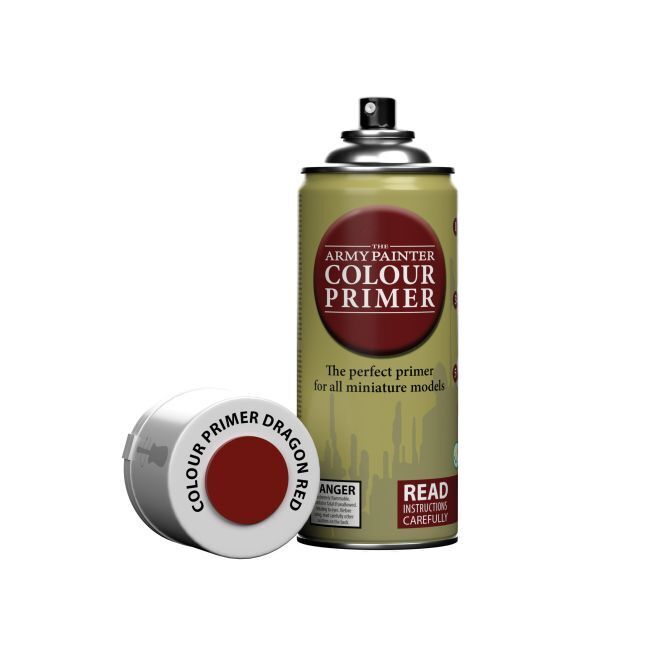 Army Painter CP3018 Colour Primer - Dragon Red - 400ml Spray Paint (8964632871149)