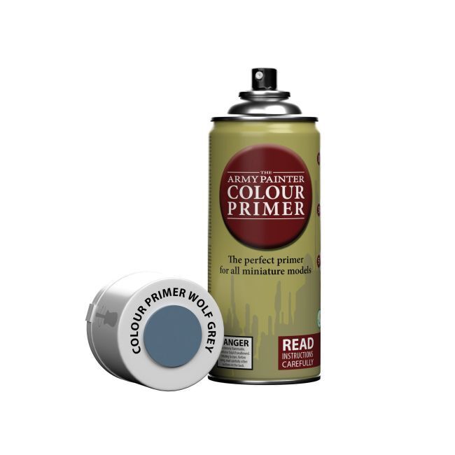 Army Painter CP3021 Colour Primer - Wolf Grey - 400ml Spray Paint - Hobby City NZ (8964632969453)