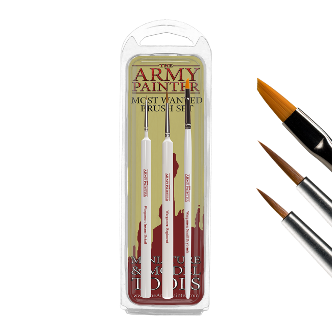 Army Painter TL5043 Most Wanted Brush Set - Hobby City NZ (8964635492589)