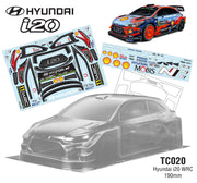 Team C TC020 1/10 Hyundai i20 WRC 190mm (9255888453869)