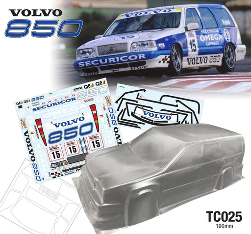 Team C TC025 1/10 VOLVO 850 ESTATE BTCC 190mm - Hobby City NZ (8319235064045)