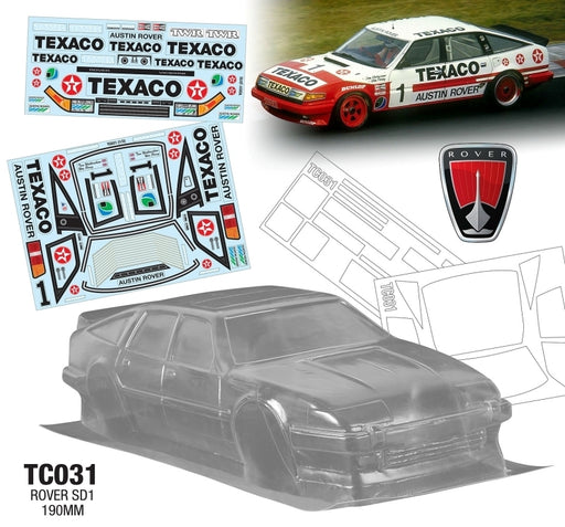 Team C TC031 1/10 Rover SD1 190mm Clear Body by (9255888519405)