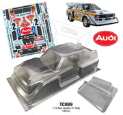 Team C TC089 1/10 Audi Quattro S1 Rally WRC GroupB 190mm Wide (9255888683245)