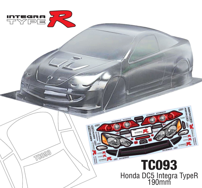 Team C TC093 1/10 Honda DC5 Integra TypeR 190mm (9255888748781)