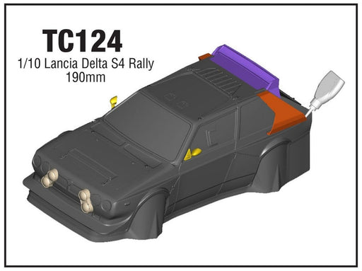 Team C TC124 1/10 Lancia Delta S4 Rally (190mm) by (9255888912621)