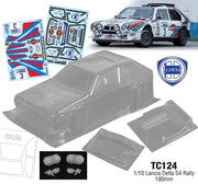 Team C TC124 1/10 Lancia Delta S4 Rally (190mm) by (9255888912621)