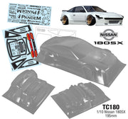 Team C TC180 1/10 Nissan 180SX, 195mm by (9255889010925)