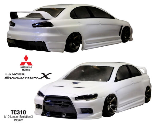 Team C TC310 1/10 Lancer Evcolution X 195mm Wide - Hobby City NZ (8319243190509)