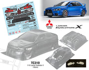 Team C TC310 1/10 Lancer Evcolution X 195mm Wide - Hobby City NZ (8319243190509)