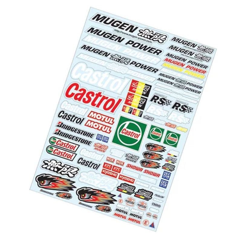 Team C TC904 1/10 Castrol Sticker (A4) - Hobby City NZ (8446601920749)