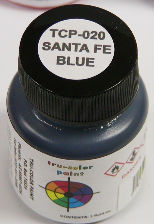 Tru-Color Paint 020 Santa Fe Blue 1oz (6630980583473)