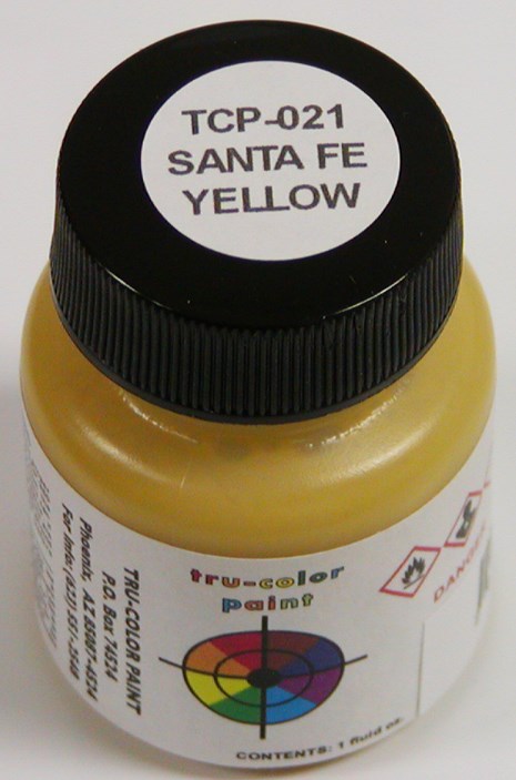Tru-Color Paint 021 Santa Fe Yellow 1oz (6630980649009)
