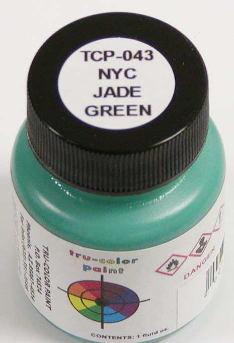 Tru-Color Paint 043 New York Central Jade Green 1oz