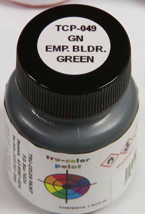 Tru-Color Paint 049 Burlington Northern Empire Builder Green 1oz