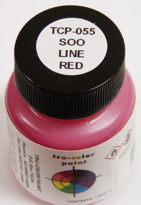 Tru-Color Paint 055 SOO Red 1oz