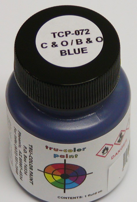 Tru-Color Paint 072 C&O/B&O Blue 1oz