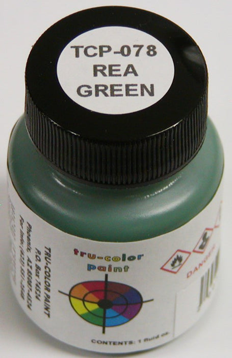 Tru-Color Paint 078 Railway Express Agency Green 1oz (6630982910001)