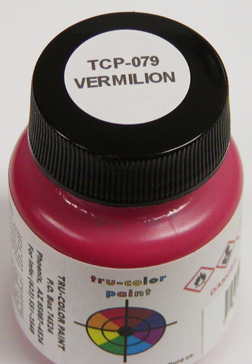 Tru-Color Paint 079 Vermillion 1oz