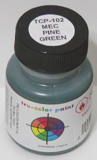 Tru-Color Paint 102 Maine Central Pine Green 1oz (6630983827505)