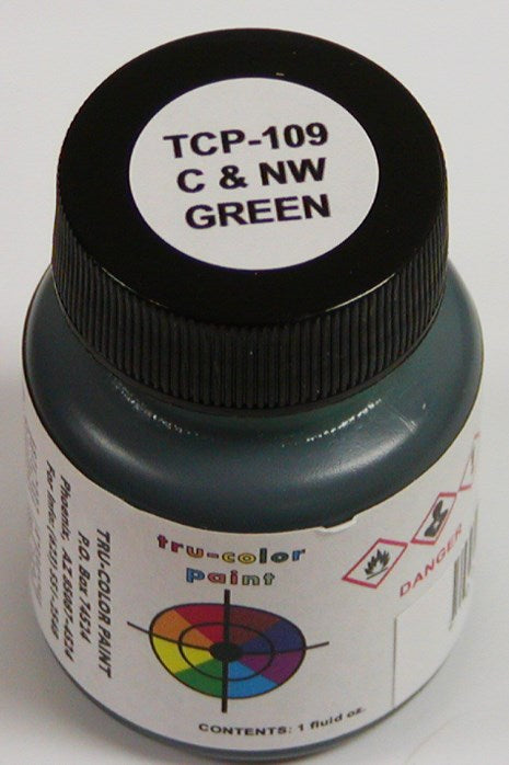 Tru-Color Paint 109 Chicago & North Western Green 1oz