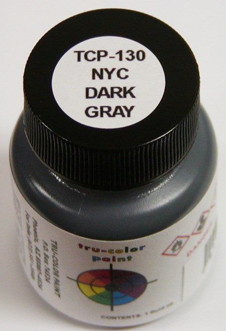 Tru-Color Paint 130 New York Central Dark Gray 1oz
