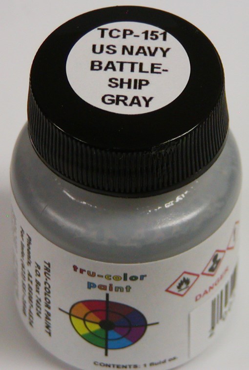 Tru-Color Paint 151 U. S. Battleship Gray 1oz