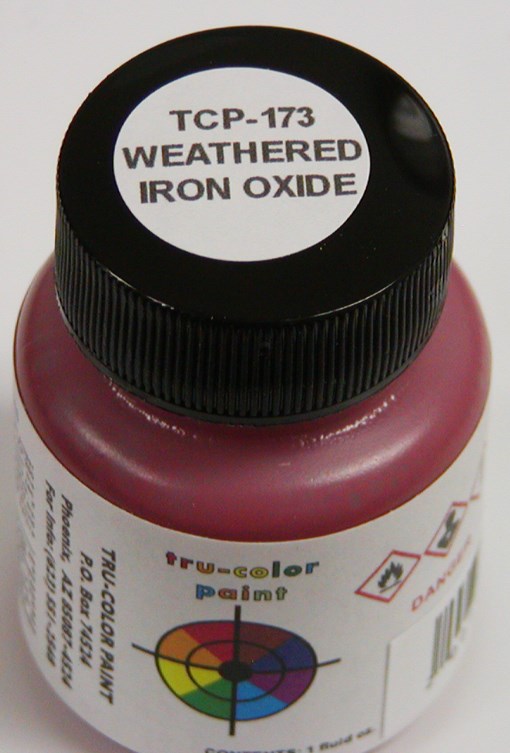 Tru-Color Paint 173 Weathered Iron Oxide Rust (Flat) 1oz