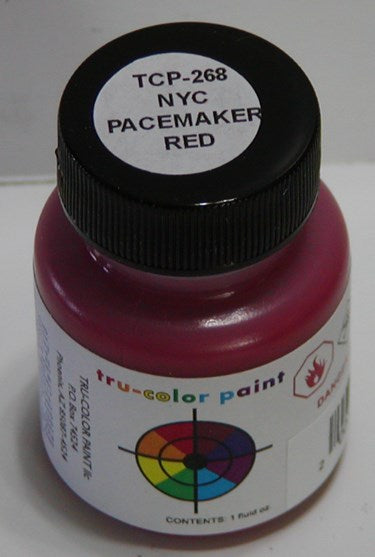Tru-Color Paint 268 New York Central Pacemaker Red 1 oz