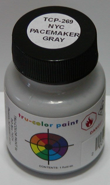 Tru-Color Paint 269 New York Central Pacemaker Gray 1 oz (6630991462449)